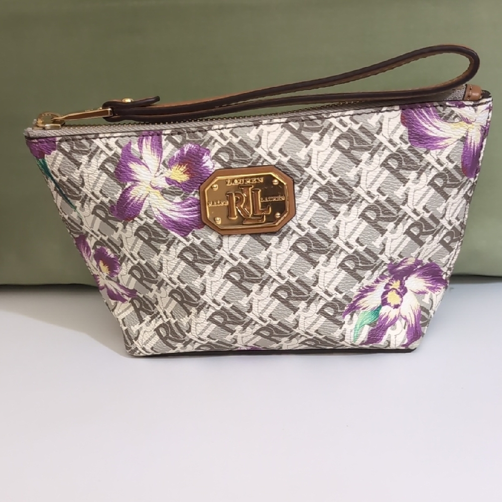 Lauren Ralph Lauren Floral Wristlet